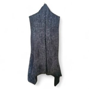 ESCIO Fuzzy Crochet Back Vest - Small
